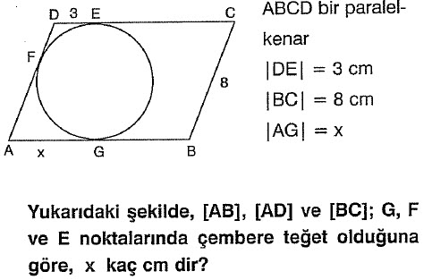 Çemberde uzunluk test