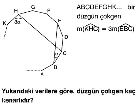 Çokgenler Soru