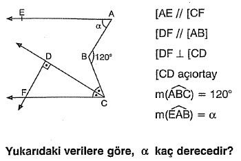 Doğruda Açılar Soru