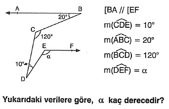 Doğruda Açılar Soru 11