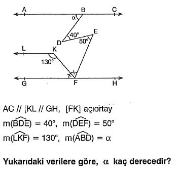 Doğruda Açılar Soru 15