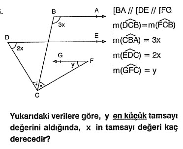 Doğruda Açılar Soru 16