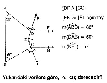 Doğruda Açılar Soru 17