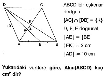 Eşkenar Dörtgen Soru 12