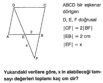 Eşkenar Dörtgen Soru 13