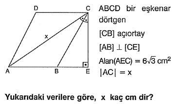 Eşkenar Dörtgen Soru 9