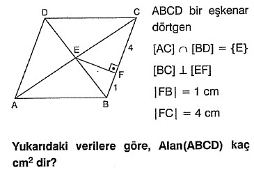 Eşkenar Dörtgen Soru 3