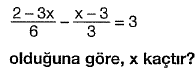 Matematik Denklem Çözme Soru Çöz 6