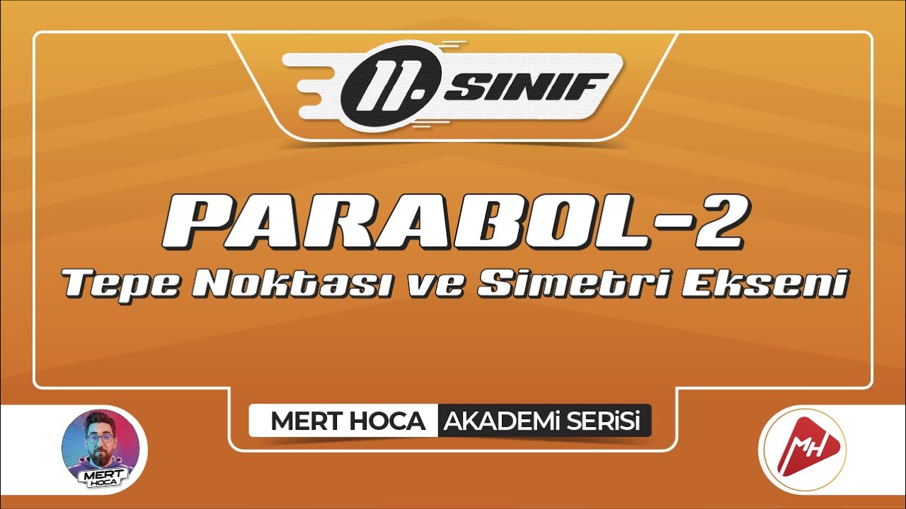 Parabol-2 | Tepe Noktası Ve Simetri Ekseni | 11.Sınıf Konu Anlatımı ...