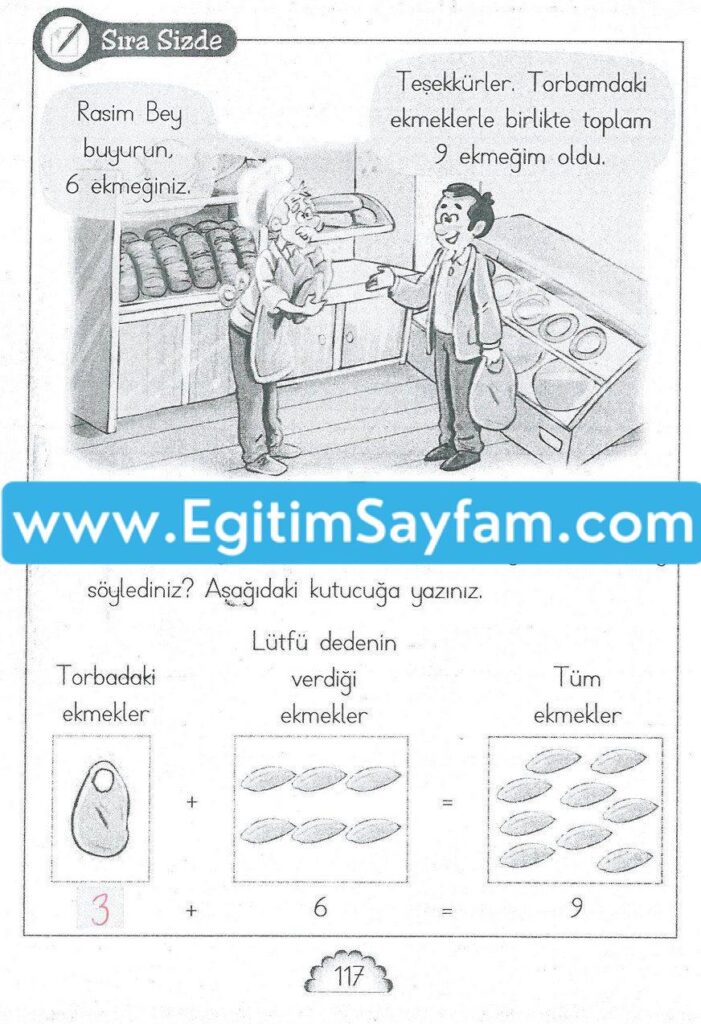 1. Sınıf MHG Yayınları Matematik Ders Kitabı Sayfa 117 Cevabı