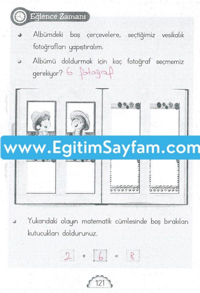 1. Sınıf MHG Yayınları Matematik Ders Kitabı Sayfa 121 Cevabı