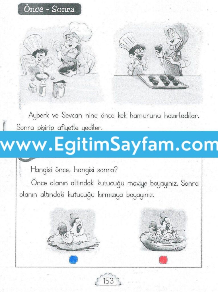 1. Sınıf MHG Yayınları Matematik Ders Kitabı Sayfa 153 Cevabı