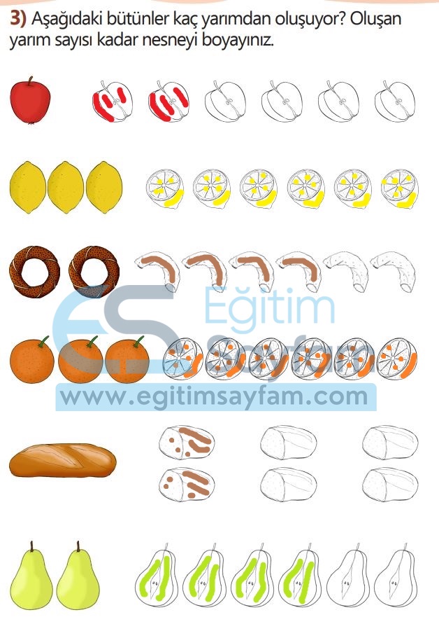 1. Sınıf Matematik Meb Yayınları Çalışma Kitabı Cevapları Sayfa 106