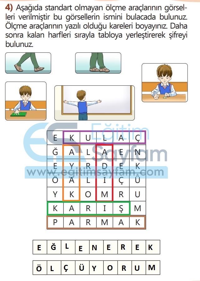 1. Sınıf Matematik Meb Yayınları Çalışma Kitabı Cevapları Sayfa 133