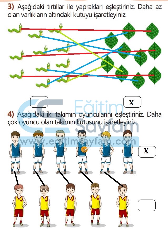 1. Sınıf Matematik Meb Yayınları Çalışma Kitabı Cevapları Sayfa 56