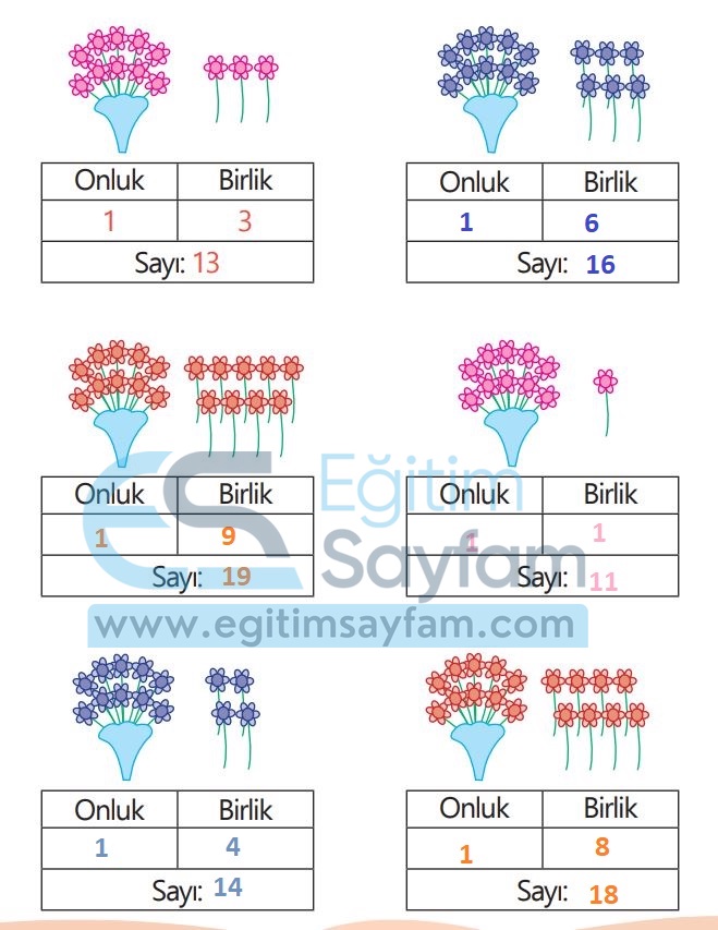 1. Sınıf Matematik Meb Yayınları Çalışma Kitabı Cevapları Sayfa 63