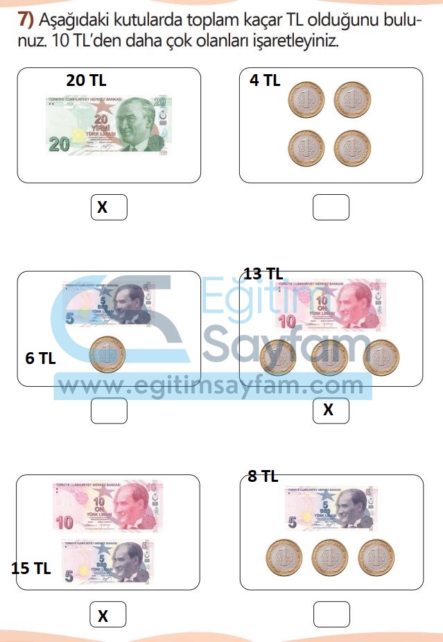 1. Sınıf Matematik Meb Yayınları Çalışma Kitabı Cevapları Sayfa 88