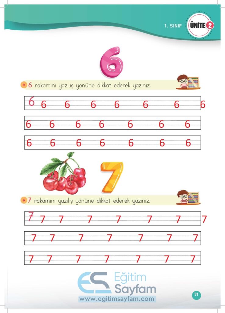 1. Sınıf Matematik Çalışma Kitabı Cevapları Meb Yayınları Sayfa 31