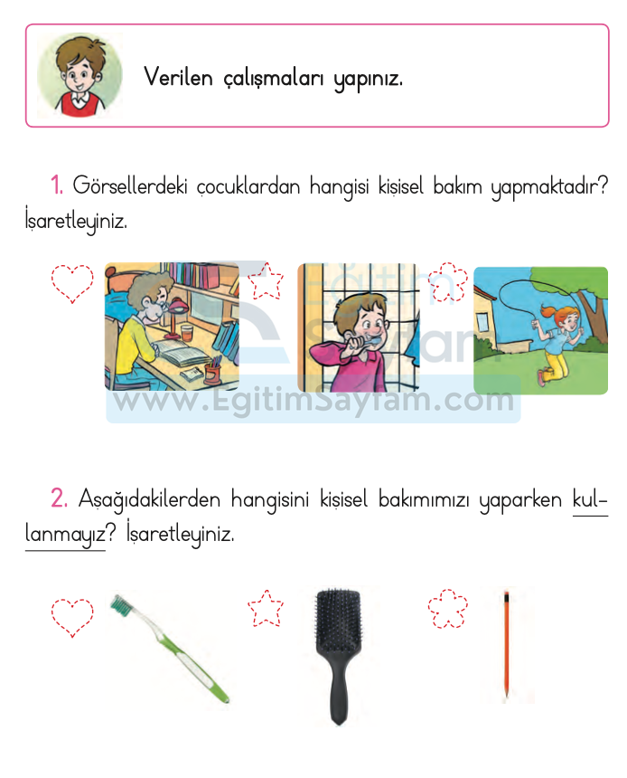 3. Ünite Sağlıklı Hayat Kendimizi Değerlendiriyoruz Cevapları (1. Sınıf Hayat Bilgisi)