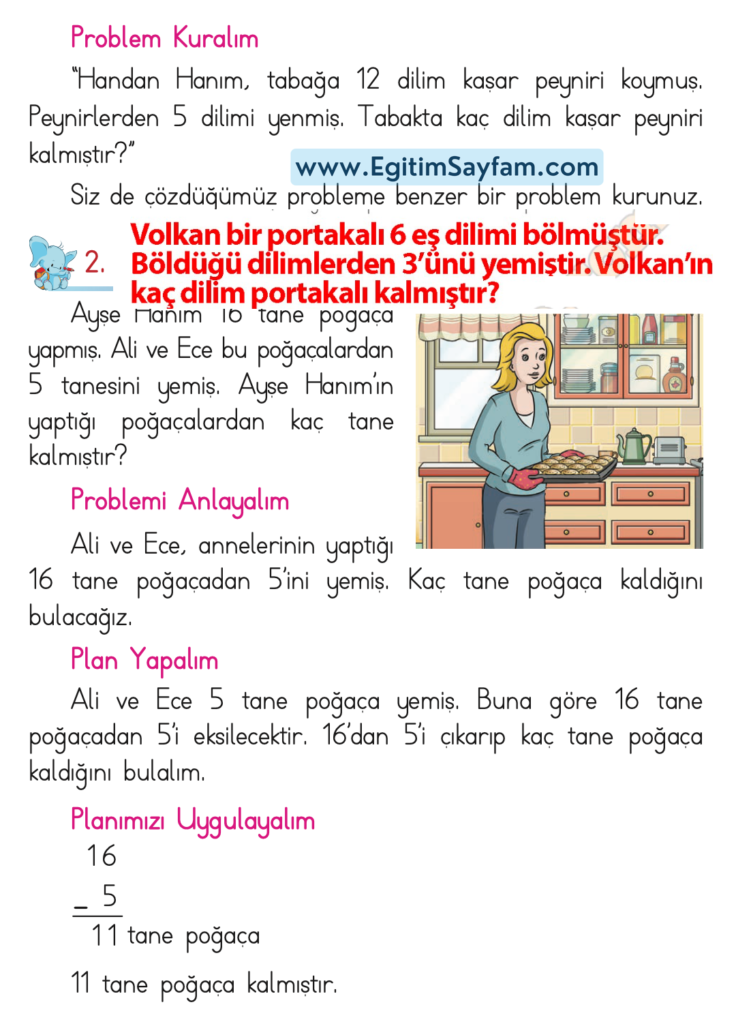 1. Sınıf Matematik Açılım Yayınları Ders Kitabı Cevapları Sayfa 127