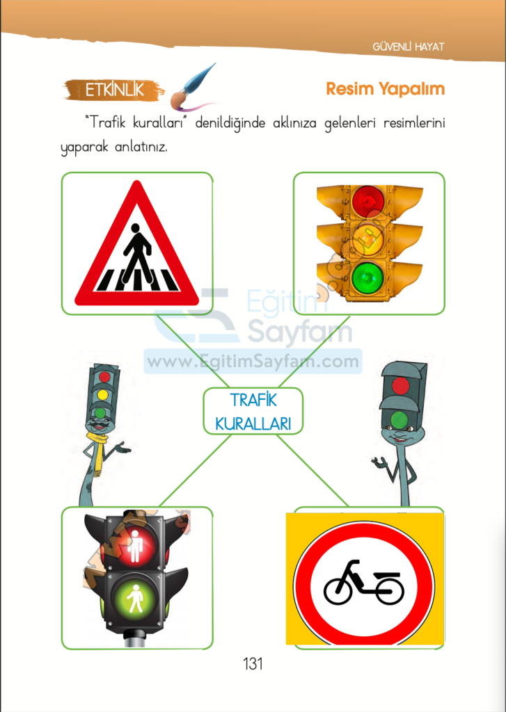 1. Sınıf Hayat Bilgisi Ders Kitabı Cevapları İhsan Yayıncılık Sayfa 131