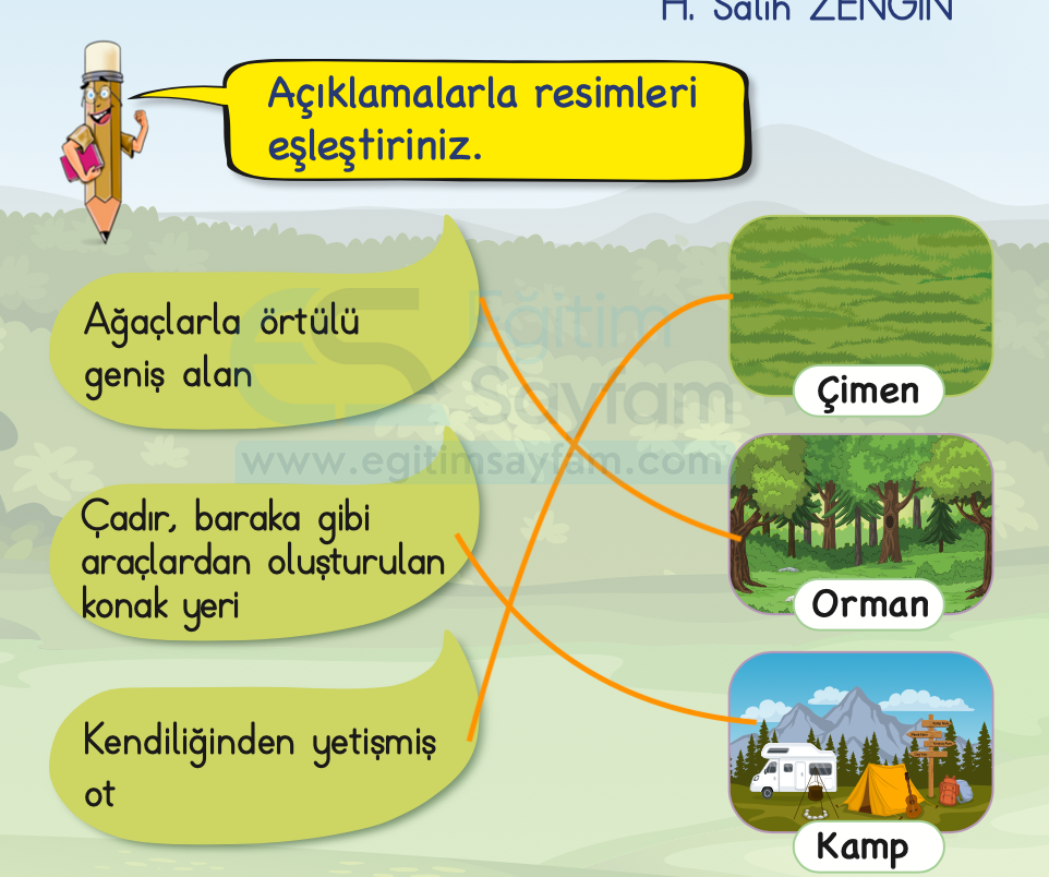 Gökyüzü Gözlemi Metni Etkinlik Cevapları (1. Sınıf Türkçe)