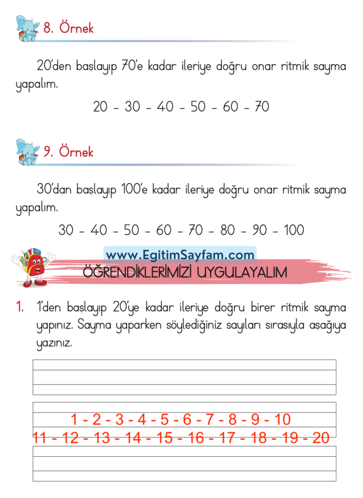 1. Sınıf Matematik Açılım Yayınları Ders Kitabı Cevapları Sayfa 47