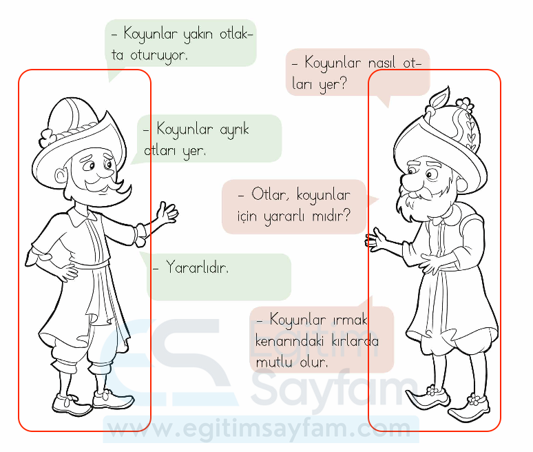 1. Sınıf Türkçe Çalışma Kitabı Cevapları Sayfa 50