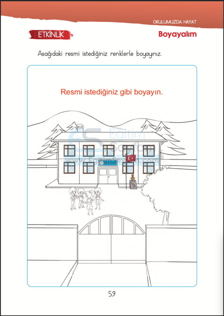 1. Sınıf Hayat Bilgisi Ders Kitabı Cevapları İhsan Yayıncılık Sayfa 59