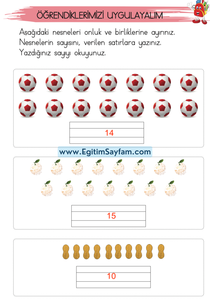 1. Sınıf Matematik Açılım Yayınları Ders Kitabı Cevapları Sayfa 65