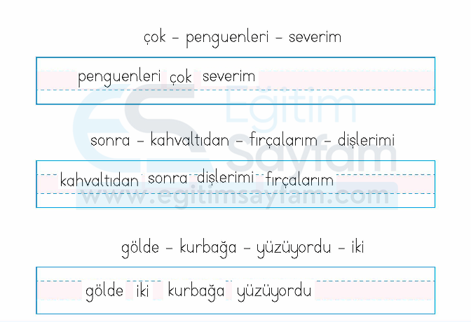 1. Sınıf Türkçe Çalışma Kitabı Cevapları Sayfa 93