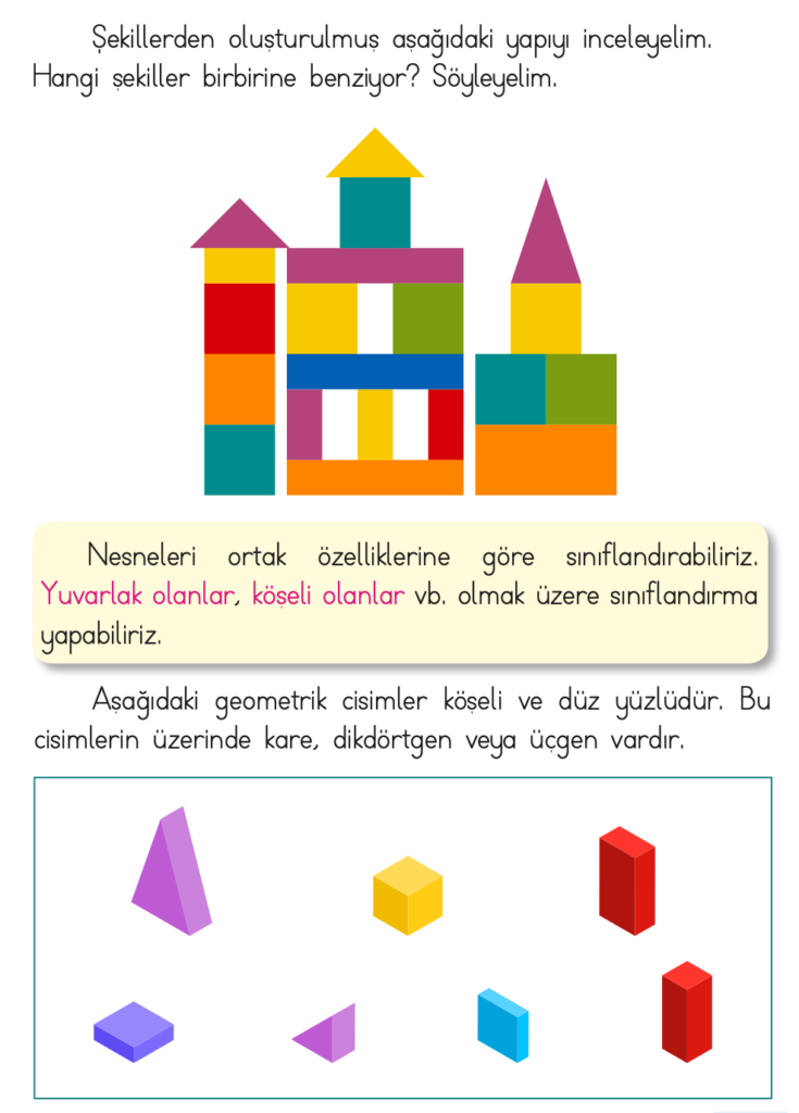 1. Sınıf Matematik Ders Kitabı Cevapları Dizin Yayıncılık Sayfa 167