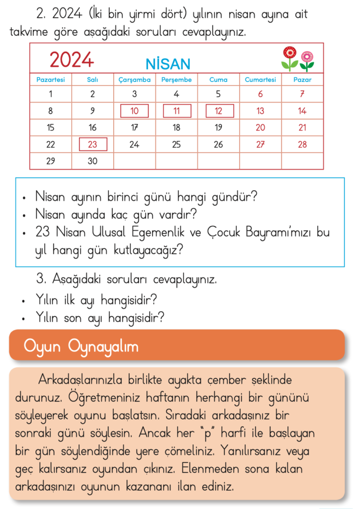 1. Sınıf Matematik Ders Kitabı Cevapları Dizin Yayıncılık Sayfa 155