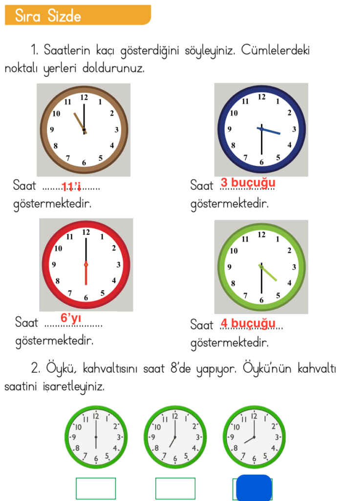 1. Sınıf Matematik Ders Kitabı Cevapları Dizin Yayıncılık Sayfa 151