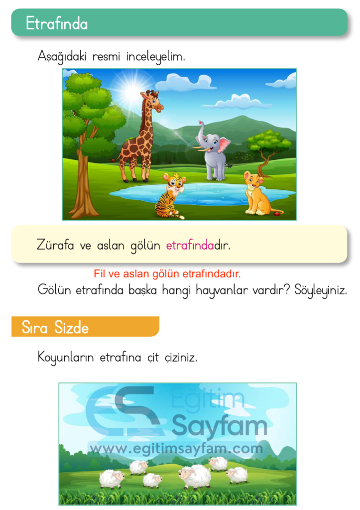 1. Sınıf Matematik Ders Kitabı Cevapları Dizin Yayıncılık Sayfa 20