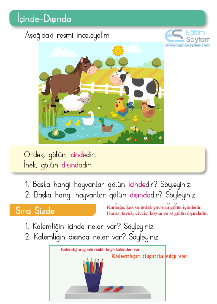 1. Sınıf Matematik Ders Kitabı Cevapları Dizin Yayıncılık Sayfa 19