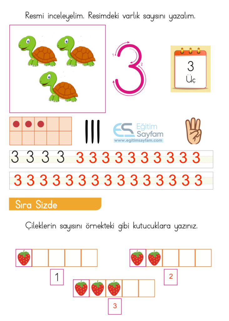 1. Sınıf Matematik Ders Kitabı Cevapları Dizin Yayıncılık Sayfa 31