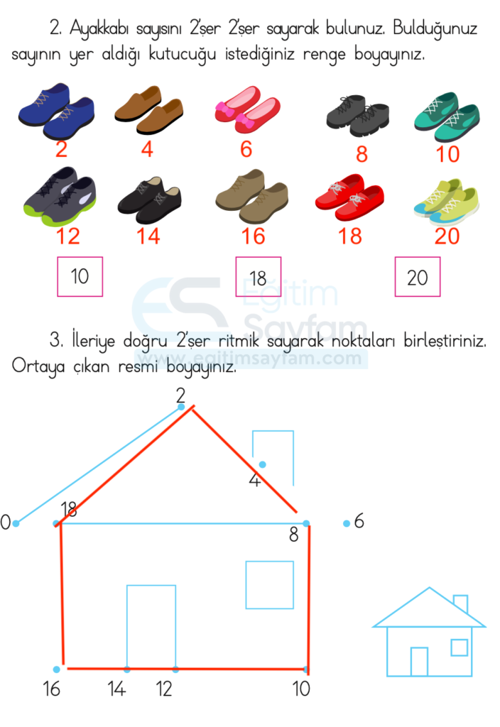 1. Sınıf Matematik Ders Kitabı Cevapları Dizin Yayıncılık Sayfa 53