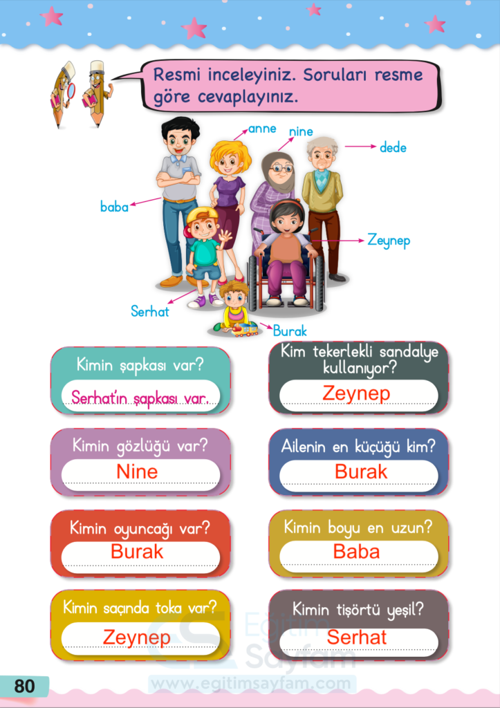 Resmi inceleyiniz. Soruları resme göre cevaplayınız.