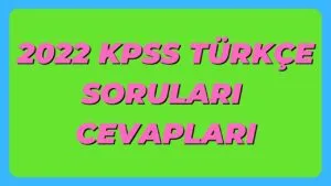 KPSS Türkçe Soruları ve Cevapları (e-akademi tv)