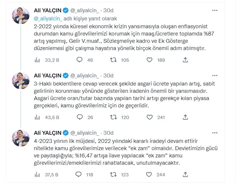 memur sen genel baskani yalcin siradaki mujde ilave ek zam olmali 0 eyeJ6mu5