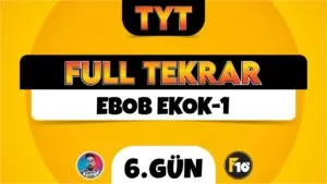 TYT Matematik Full Tekrar | 6.Gün | Ebob Ekok-1 | ▷ Video